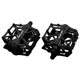 Extrbici Pedal Bike Part 1 Pair Cycling Bike Pedals Non-slip Mountain Bike MTB Road Bicycle Aluminium Alloy Pedals Durable Ultralight Pedals Bicycle Decoration (black)