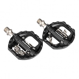 F Fityle Spares F Fityle Bike Pedals Cleat Set, Bicycle Dual Platform Pedals Compatible with MTB Mountain Clipless Pedals, for All Bikes with 9 / 16" Axles