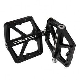 F Fityle Spares F Fityle Folding Bike Pedals, Mountain Bicycle Pedal Sets, Nylon Du Tremolin Bearing Pedals MTB Bike Accessories - Black