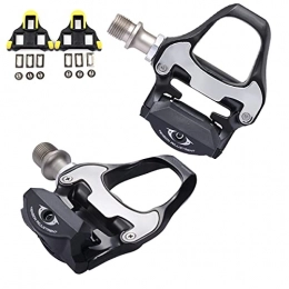 FA.cbj3 Spares FA.cbj3 Road Bike Pedals, Self‑Locking Pedals with Cleats, Ultralight Pedals Compatible with Shimano SPD-SL, for Outdoor Cycling (A)