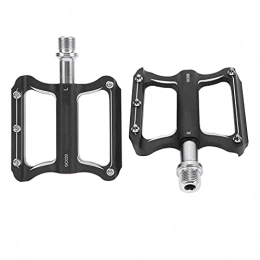Faceuer Spares Faceuer Mountain Bike Pedals, Lightweight DU Bearing Pedals CNC Aluminum Alloy Body Anti‑skid Nails Grab for Outdoor for Mountain Bikes and Road Bikes