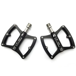 FAJIA Titanium Alloy Bike Pedals Ultra Light Mountain Bicycle Pedals Non-Slip Cycling Pedals Bicycle Flat Alloy Pedals,Non-Slip Cycling Pedals