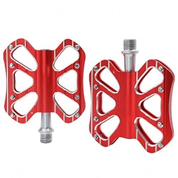 FEENGG Spares FEENGG Mountain Bike Pedals - Flatform MTB Pedals - Aluminium Cycling Sealed Bearing Pedals for BMX MTB 9 / 16", Red
