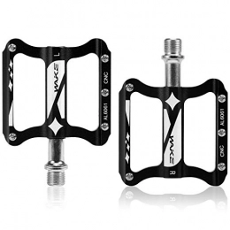 Festnight Spares Festnight 1 Pair Bike Pedals Aluminium Alloy Flat Bicycle Platform Pedals Mountain Bike Pedals Cycling Pedals