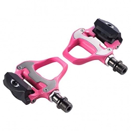 FGKLU Spares FGKLU MTB Road Mountain Bike Sealed Clipless Pedals R550, Cycling Aluminum Alloy Flat Pedal, Cr-Mo Axis, 3 Bearing Sealed, Pink