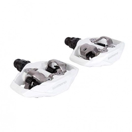 BGGPX Mountain Bike Pedal Fit For Shimano / Fit For PD-M530 Black MTB Mountain XC Clipless Bike SPD Bicycle Cycling Pedals Cleats PD M530 Pedal (Color : White)