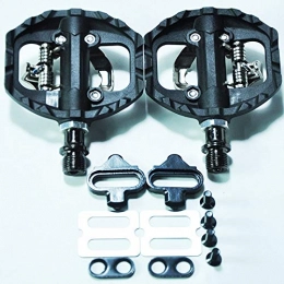 BGGPX Spares Fit For SYUN-LP Black Nylon DU+bearing MTB Mountain XC Clipless Bike SPD Bicycle Cycling Pedals Cleats Pedal Bicycle Parts (Color : B018)