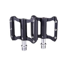 FIVENUM Mountain Bike Pedal FIVENUM Bicycle Pedals MTB Road Mountain Bike Smooth Bearings Anti-slip Bicycle Footrest Flat Pedals Bicycle Accessories (Color : Black)