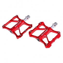FLAMEER Mountain Bike Pedal FLAMEER 1 Pair Sports Lovers Cycling Accs Road Bike Mountain Bike Foot Pedals Foodrest - Red