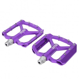 FOLOSAFENAR Spares FOLOSAFENAR Bike Bearing Foot Rest Convenient Bicycle Pedal, for Mountain Bike Bicycle(purple)