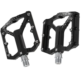 FOLOSAFENAR Spares FOLOSAFENAR Mountain Bike Pedal, Aluminum Alloy Bicycle Pedal Wear‑resisting More Lubricant Aluminum Alloy Good Bearing Performance for Mountain Road Bike