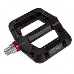 FOOKER Spares FOOKER MTB Pedals Mountain Bike Pedals 3 Bearing Non-Slip Lightweight Nylon Fiber Bicycle Platform Pedals for BMX MTB 9 / 16" (Black-Needle Roller Bearing)