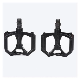  Spares footboard 1 Pair Bicycle Pedal DU Bushing Aluminum Alloy Mountain Road Bike Pedal Cycling Accessories Universal Perfect for replacing your old parts. (Color : M195-Black)
