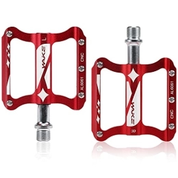 Funien Spares Funien Bike Pedal Set, 1 Pair Bike Pedals Aluminium Alloy Flat Bicycle Platform Pedals Mountain Bike Pedals Cycling Pedals
