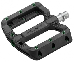 Funn Spares FUNN Black Magic Pedals for Bicycle Unisex Adult, Black / Green, 103x98