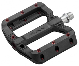 Funn Spares FUNN Black Magic Pedals for Bicycle Unisex Adult, Black / Red, 103x98