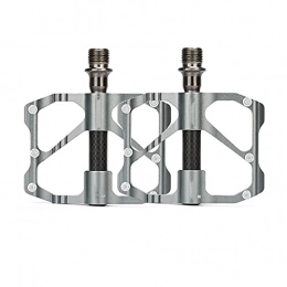 FXDC Spares FXDCY Road Bike Pedal Mountain Bike Pedal 3 Bearing Bicycle Parts (Color : RCSilver)
