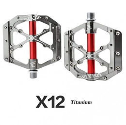 G.Z Mountain Bike Pedal G.Z Bicycle Aluminum Alloy Pedals, Carbon Fiber Takes Over Bearing Pedals, 9 / 16 Inch Folding Bikes Are Commonly Used for Road And Mountain BMX Mountain Bikes, titanium