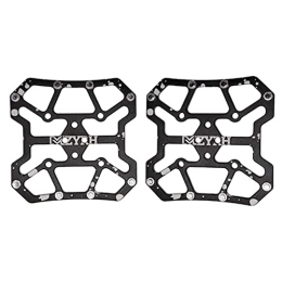 GADEED Mountain Bike Pedal GADEED 1 Pair Aluminum Alloy Bicycle Clipless Pedal Platform Adapters for Bike Pedals Mountain Road Bike Accessories (Color : Black)