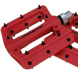 GALSOR Spares GALSOR Durable Mountain Bike Flat Cycling Road Bike Pedals Fit Most Adult Mountain Road Bikes Bike Pedals (Color : Red, Size : 100x98x20mm)