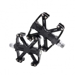 GAOLEI1 Spares GAOLEI1 Mountain Bike Pedal Non-slip Design Sealed Bearing Bicycle Pedal High Strength Durable Bike Pedals Quick And Easy Installation (black)