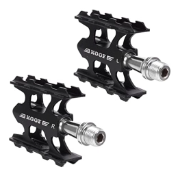 Garneck Spares Garneck 1 Pair Bicycle Pedal Mountain Bike Pedal Mtb Bike Pedal Road Bike Pedals Flat Pedals Cycle Pedals Aluminum Bike Accessories Bicycles Non-skid Treadle Component Alloy Body Universal