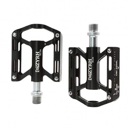 Ggoddess Mountain Bike Pedals Platform Bicycle Flat Alloy Pedals, Aluminum Alloy Pedals Non-Slip Alloy Flat Pedals for Road Bike MTB Mountain Bike