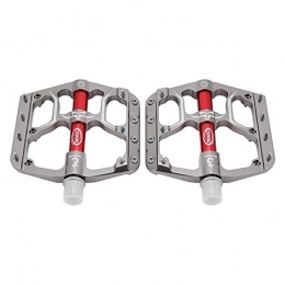 Gojiny Spares Gojiny Bike Pedal Non-Slip Bicycle Pedals Lightweight Aluminium Alloy Bearing Platform Flat Pedals for Road Mountain BMX MTB (Silver)