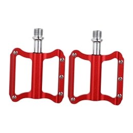 GOOHOCHY Spares GOOHOCHY 1 Pair Pedal Bike Accessories Biking Accessories Flat Para Bicicleta Cycling Accessories Footrest Mountain Bike Platform Bike Accesories Non- Bearing Bicycle Aluminum Alloy Red