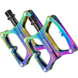 GORIX Mountain Bike Pedal GORIX Bike Flat Pedals Oil Slick Wide Lightweight with Non-Slip Pin Spike Road Mountain MTB Bicycle(Global Edition) (GX-OIL11)