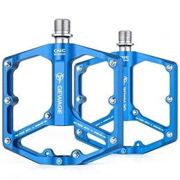 gormyel Spares gormyel Mountain Bike Pedal - Mountain Bike Aluminum Alloy Non-Slip Pedal | Cycling Sealed Bearing Pedals, With Three Built-In High-Bearings