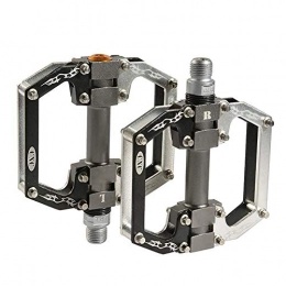 GPWDSN Spares GPWDSN Bicycle Pedals, Aluminum Mountain Bike Bicycle Cycling Platform Pedals 9 / 16 inch for Road / Mountain / MTB / BMX BikeCycling Components Parts Drivetrains