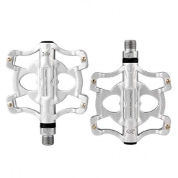 Grandnessry Spares Grandnessry M-4 Aluminium Alloy Mountain Bike Bicycle Pedal Bearing Cycling Equipment, silver