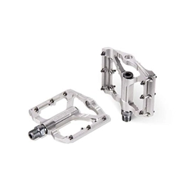 GRTE Spares GRTE Mountain Bike Pedals, 9 / 16" Bike Bearings Pedals Non-Slip Road Bike Pedals All Aluminium Pedals, Gray