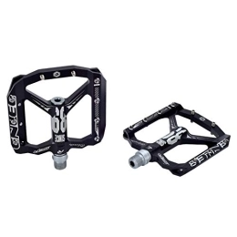 GRTE Spares GRTE Mountain Bike Pedals, 9 / 16" CNC Aluminium Alloy DH Cyclocross Bike Ultralight Bearings Pedals Speed Pedals Road Bike Folding Bike Universal Pedals, Black