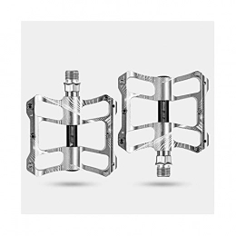 GSYNXYYA Spares GSYNXYYA Bicycle Pedals, Non-Slip Mountain Pedals chrome molybdenum steel shaft, Aluminum alloy pedal bike accessories(M14mm), Silver