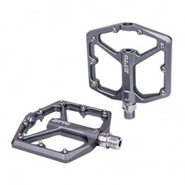 Guangcailun Spares Guangcailun ZTTO JT07 1 Pair Alloy Pedal 32 Spikes Anti-slip Solid Color Mountain Bike Pedals Outdoor Replace Cycle Parts, Silver Grey