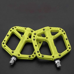 Guoz Bicycle Pedals Nylon Pedals Composite Flat Pedals Mountain Bike Pedals 3 Bearing Non-Slip Waterproof Anti-Dust MTB Bike Pedals