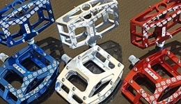 Gusset OXIDE Pedals (CNC MACHINED) Mountain Bike BMX (Fully Sealed) NEW (Pair) (Blue)