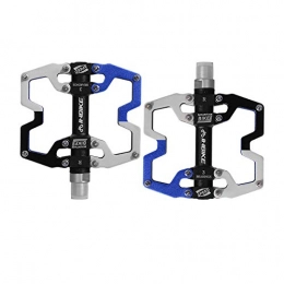 Guyuexuan Mountain Bike Pedal Guyuexuan Mountain Bike Pedals 9 / 16 Cycling 3 Pcs Sealed Bearing Bicycle Pedals, The latest style, and durable (Color : Black blue)