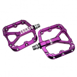 GXXDM Mountain Bike Pedal GXXDM Mountain Bike Bicycle Pedals Cycling Ultralight Alloy 3 Bearings MTB Pedals Bike Pedals Flat CNC Aluminium Bearing Non-Slip Road And Other Bikes Trekking Pedals Delivery Time: 4-10 Days, Purple
