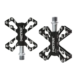 HAIBING Mountain Bike Pedal HAIBING 503 Road MTB Mountain Bike 3Bearing Pedal CNC Machined Aluminum Alloy Ultralight Pedals Replacement upgrade accessories (Color : A)