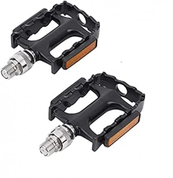 haofengya Mountain Bike Pedal haofengya Bicycle Pedal Flat Pedal Non-slip Aluminum Alloy Non-slip Sealed Bearing Molybdenum Pedal, Durable Wide Pedal Bicycle Part Pedal for Bicycle Riding Equipment