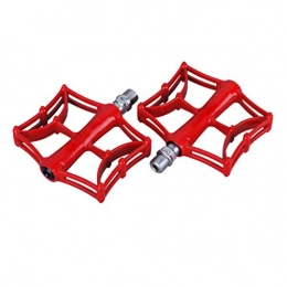 HAOHAOWU Spares HAOHAOWU Pedal, Bicycle Palin Bearing Foot Mountain Bike Pedal Bicycle Equipment Accessories, red