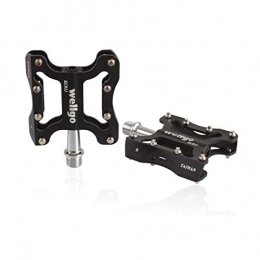 Haoyushangmao Mountain Bike Pedal Haoyushangmao Bike Pedals - Aluminum CNC Bearing Mountain Bike Pedals - Road Bike Pedals with 8 Anti-skid Pins - Lightweight Bicycle Platform Pedals - Universal 9 / 16" Pedals for BMX / MTB Bike The lates