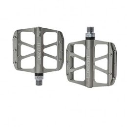 Haoyushangmao Spares Haoyushangmao Mountain Bike Pedals, Ultra Strong Colorful CNC Machined 9 / 16" Cycling Sealed 3 Bearing Pedals, and durable The latest style, and durable (Color : Gray)