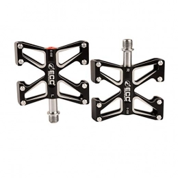 Haoyushangmao Mountain Bike Pedal Haoyushangmao Mountain Bike Pedals, Ultra Strong Colorful CNC Machined 9 / 16" Cycling Sealed 3 Bearing Pedals The latest style, and durable (Color : Black)