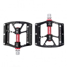 Happt Mountain Bike Pedals, Aluminum Anti-slip Bicycle Pedals for BMX/MTB Road Bicycle 9/16
