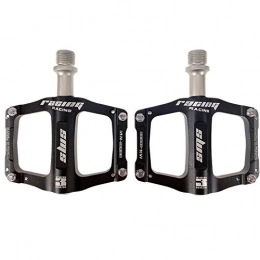 HBRT Spares HBRT Aluminum Alloy Mountain Bike Pedals, 3 Bearing Non-Slip Bike Pedals, 9 / 16 Inches Road Bike Pedal for BMX MTB