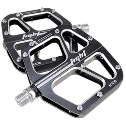 HBRT Mountain Bike Pedal HBRT Bikes Pedals, Flat Platform MTB Pedals Machined 9 / 16" Faster And Smoother for Race Dirt Jump BMX Cruiser Cyclocross